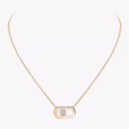 [ElanLuxe Jewelry]So Move Diamond Necklace in Gold