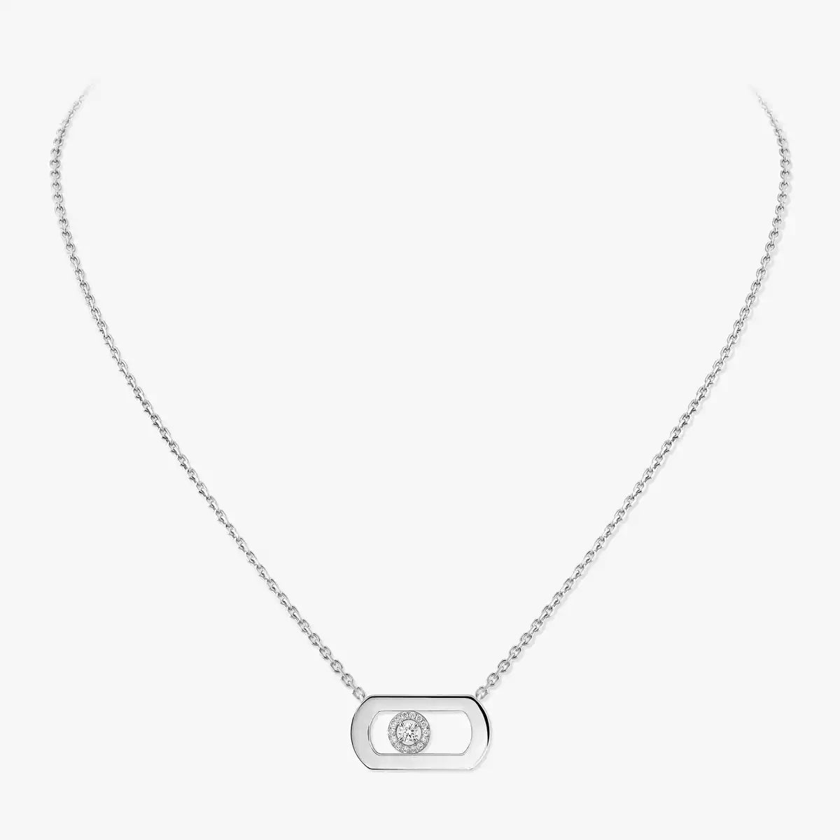 [ElanLuxe Jewelry]So Move Diamond Necklace in Gold