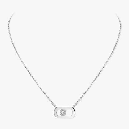[ElanLuxe Jewelry]So Move Diamond Necklace in Gold