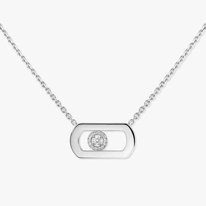 [ElanLuxe Jewelry]So Move Diamond Necklace in Gold