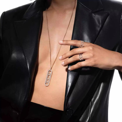 [ElanLuxe Jewelry]Move 10th Diamond Ring in Gold