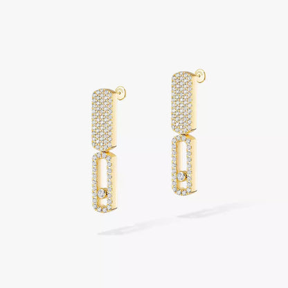 [ElanLuxe Jewelry]Imperial Move SM Diamond Earrings