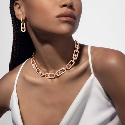 [ElanLuxe Jewelry]So Move XL Diamond Pendant Earrings