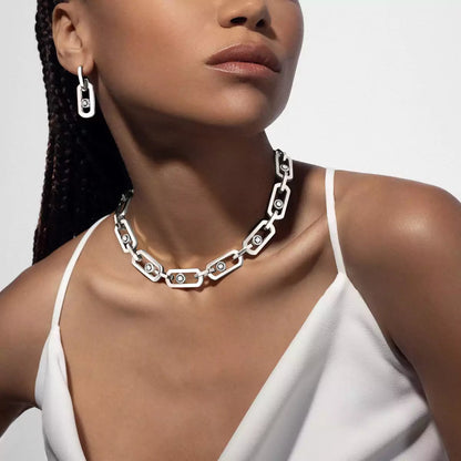 [ElanLuxe Jewelry]So Move XL Diamond Pendant Earrings