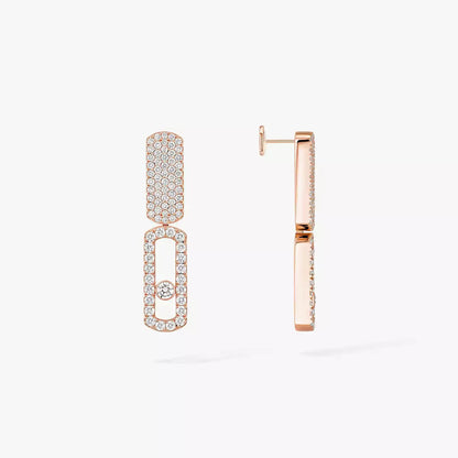 [ElanLuxe Jewelry]Imperial Move SM Diamond Earrings