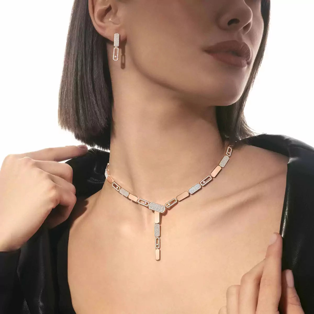 [ElanLuxe Jewelry]Imperial Move SM Diamond Earrings