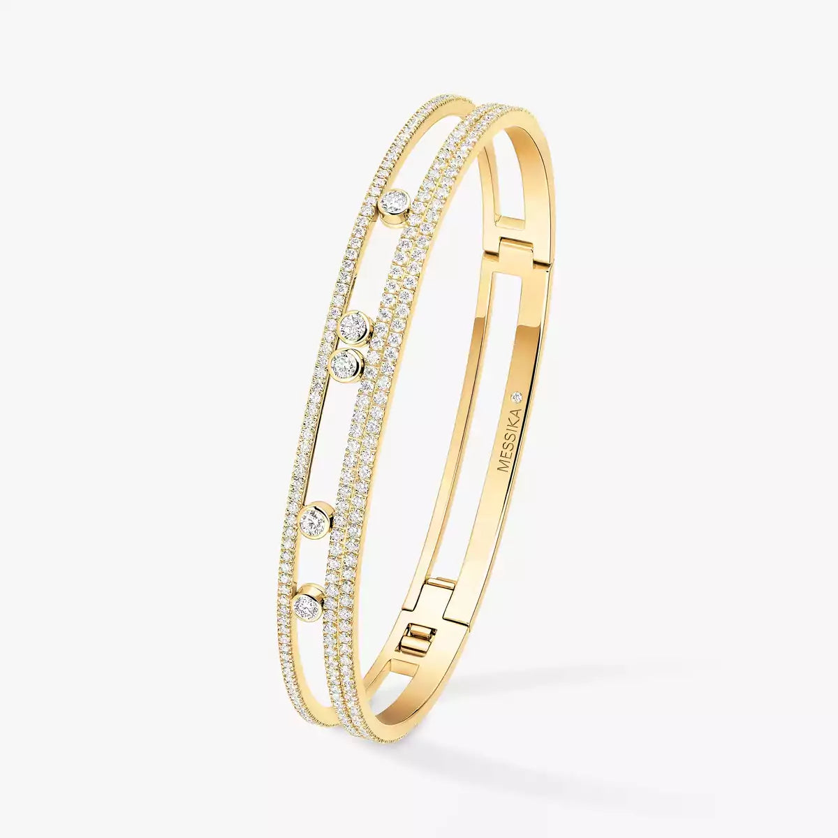 [ElanLuxe Jewelry]Move Romane pav bangle