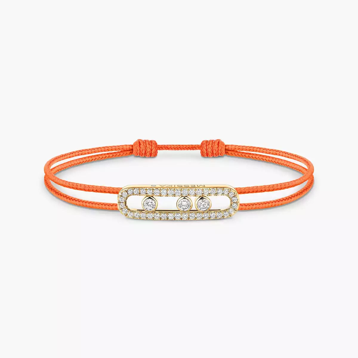 [ElanLuxe Jewelry]Messika Care(s) pink cord pav bracelet