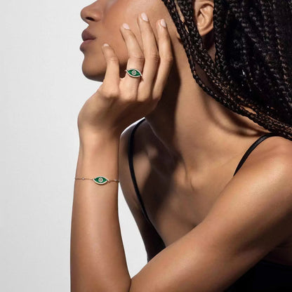 [ElanLuxe Jewelry]Lucky Eye Diamond Bracelet