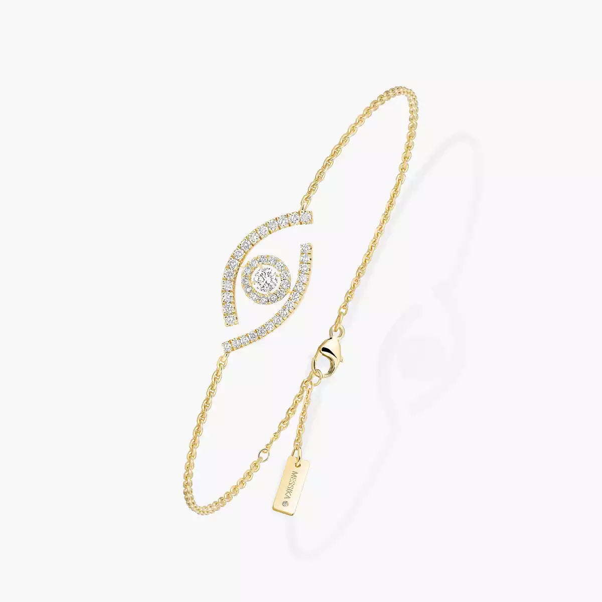 [ElanLuxe Jewelry]Lucky Eye Pave-Set Diamond Bracelet