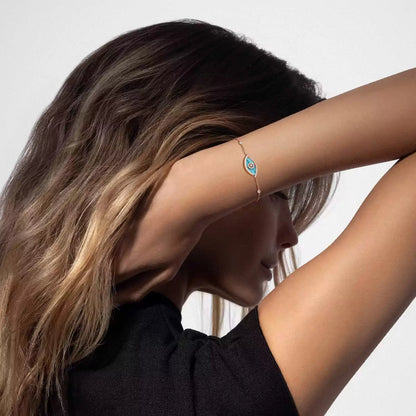 [ElanLuxe Jewelry]Lucky Eye Diamond Bracelet