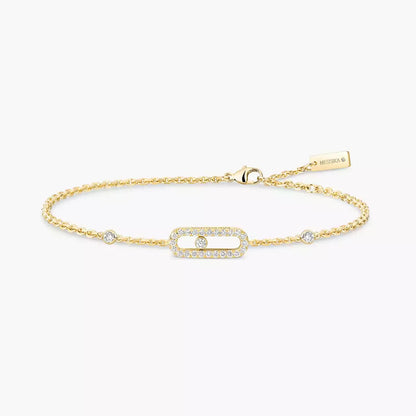 [ElanLuxe Jewelry]Move Uno Diamond Bracelet