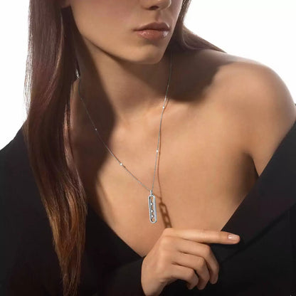 [ElanLuxe Jewelry]Diamond Necklace Move 10Th