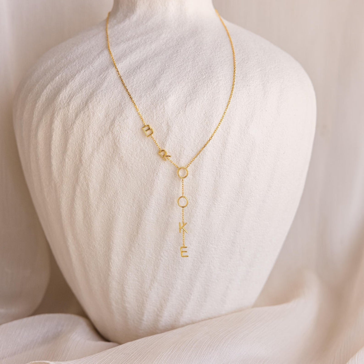 Lariat Name Necklace