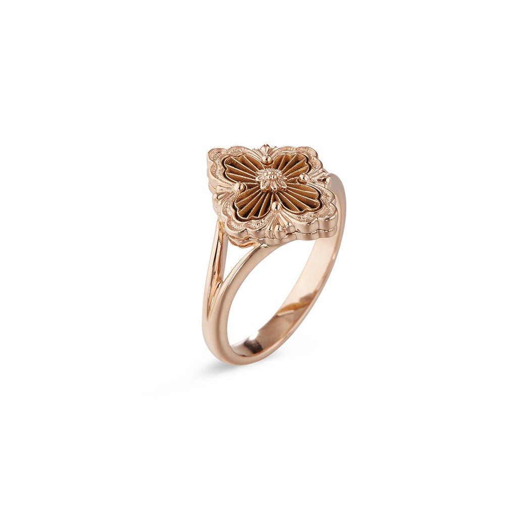 [ElanLuxe Jewelry JEWELRY] OPERA TULLE  RING WITH  ENAMEL BACKGROUND