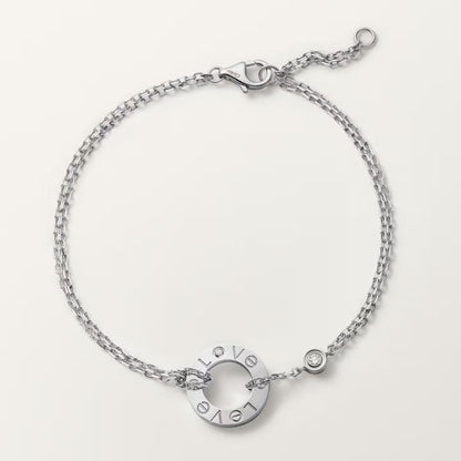 [ElanLuxe Jewelry]LOVE BRACELET 2 DIAMOND