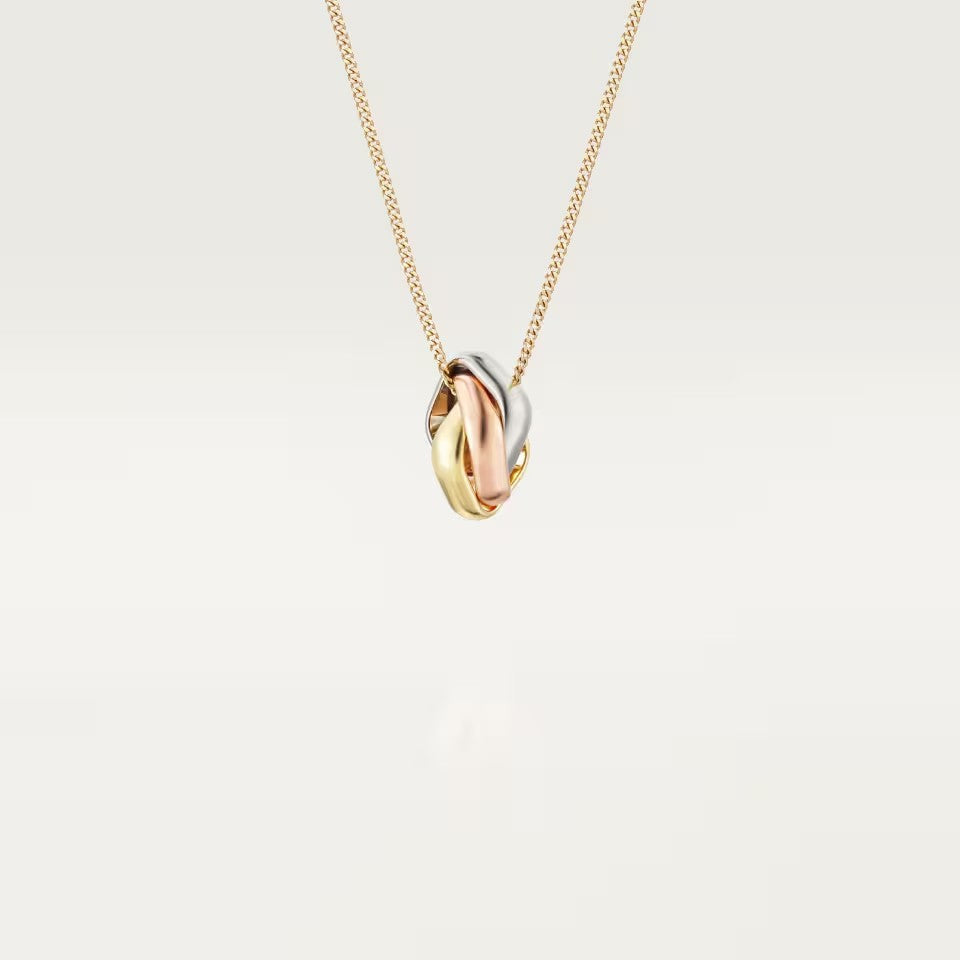 [ElanLuxe Jewelry]TRINITY CUSHION NECKLACE COLLECTION
