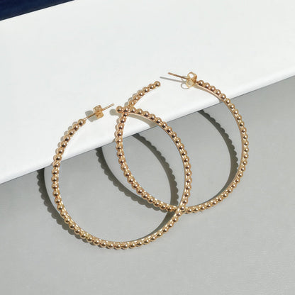 [ElanLuxe Jewelry] SMOOTH BEAD STUD EARRINGS