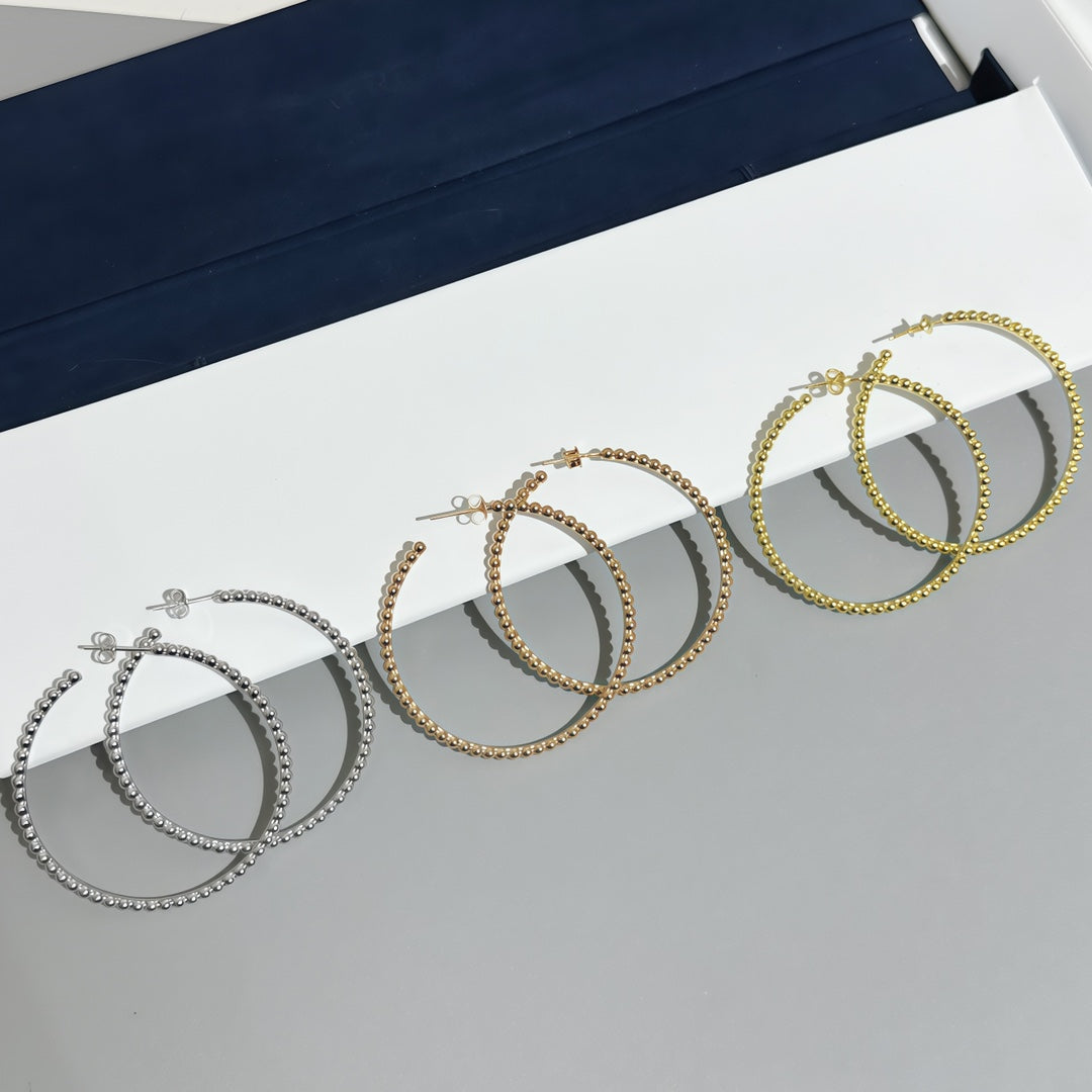 [ElanLuxe Jewelry] SMOOTH BEAD STUD EARRINGS