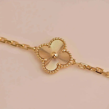 [ElanLuxe Jewelry]CLOVER 5 FLOWERS LASER BRACELET