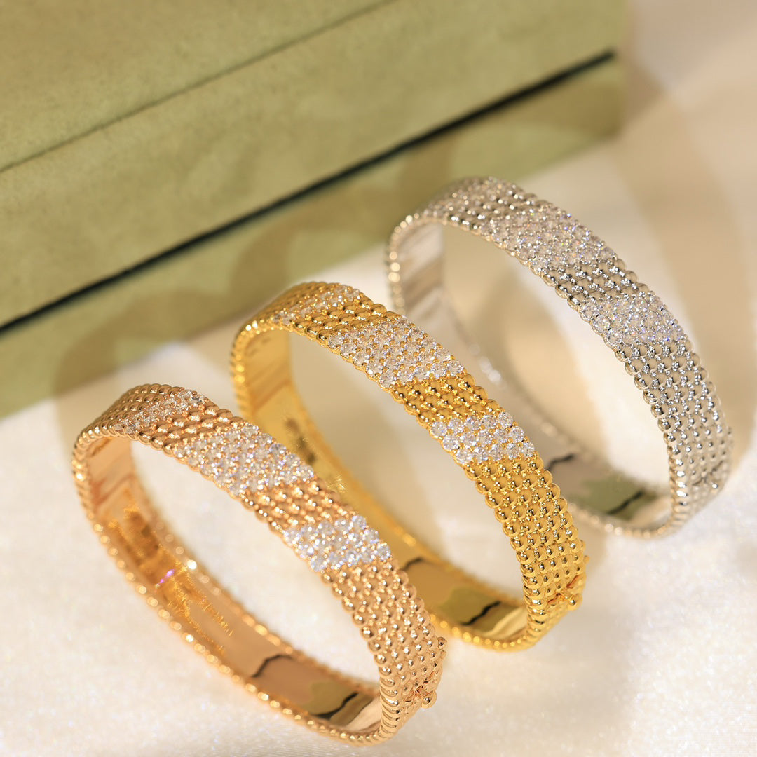 [ElanLuxe Jewelry]  FIVE-ROW DIAMOND BRACELET