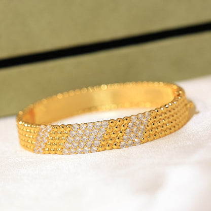 [ElanLuxe Jewelry]  FIVE-ROW DIAMOND BRACELET