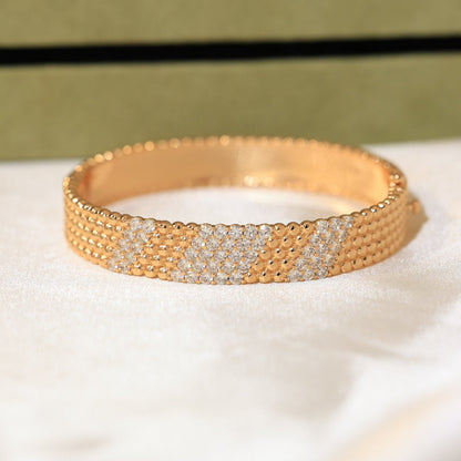 [ElanLuxe Jewelry]  FIVE-ROW DIAMOND BRACELET