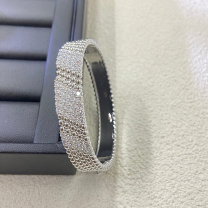 [ElanLuxe Jewelry]  FIVE-ROW DIAMOND BRACELET