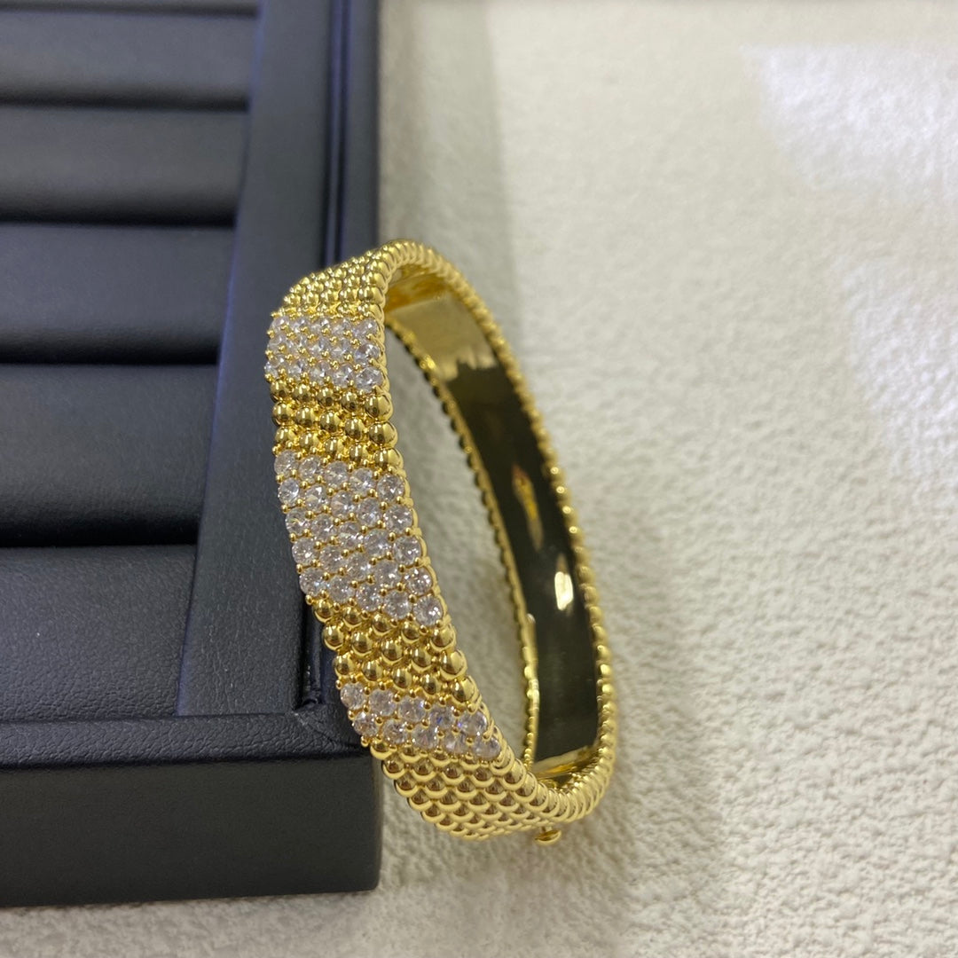 [ElanLuxe Jewelry]  FIVE-ROW DIAMOND BRACELET