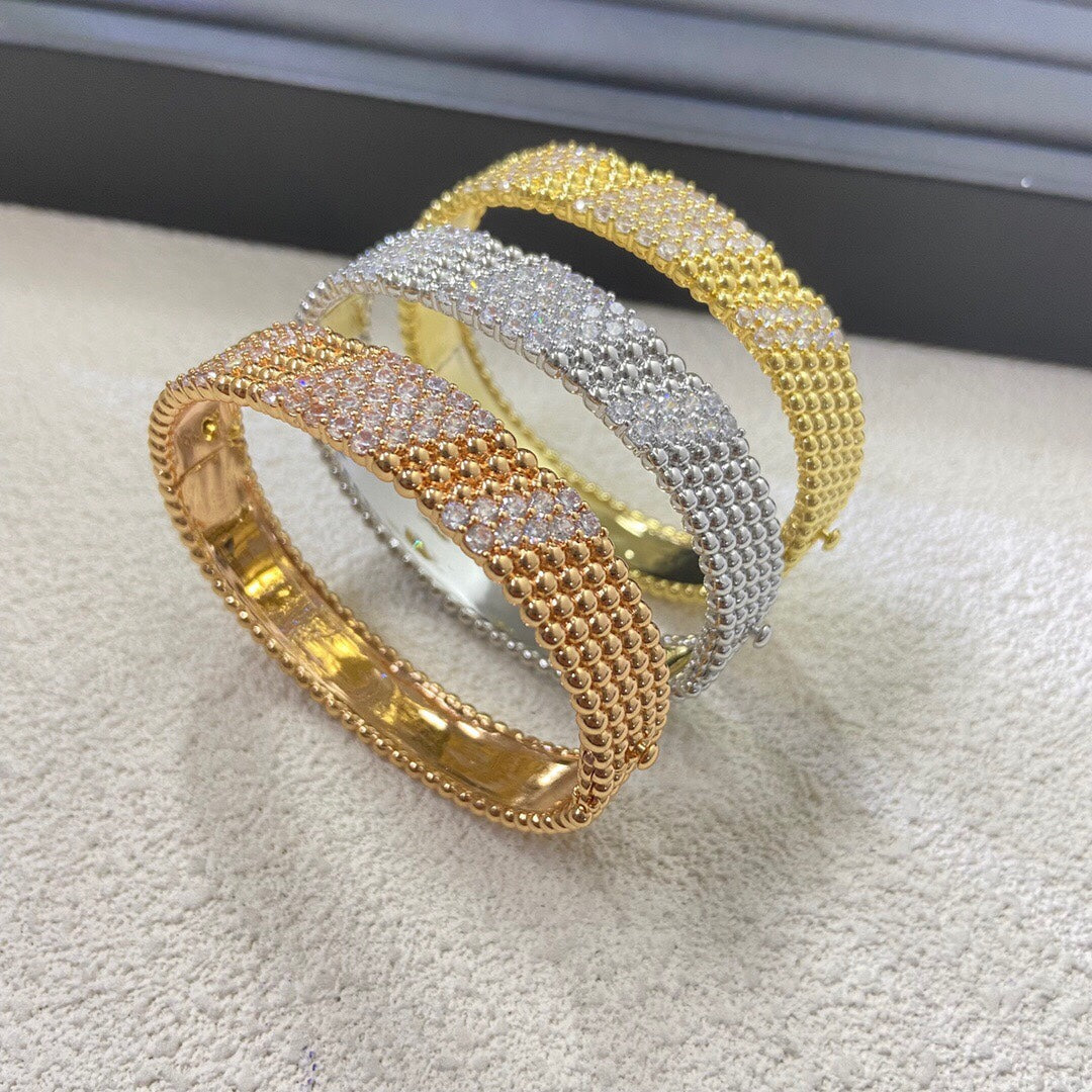[ElanLuxe Jewelry]  FIVE-ROW DIAMOND BRACELET