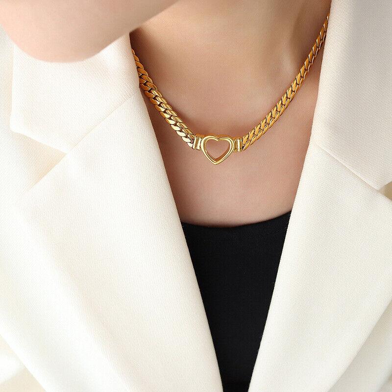 [ElanLuxe]Vali Heart Choker