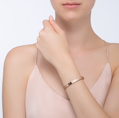 [ElanLuxe Jewelry]LOVE BRACELET 6.1MM 4 DIAMONDS