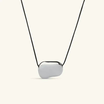 [ElanLuxe]Cord Pebble Pendant