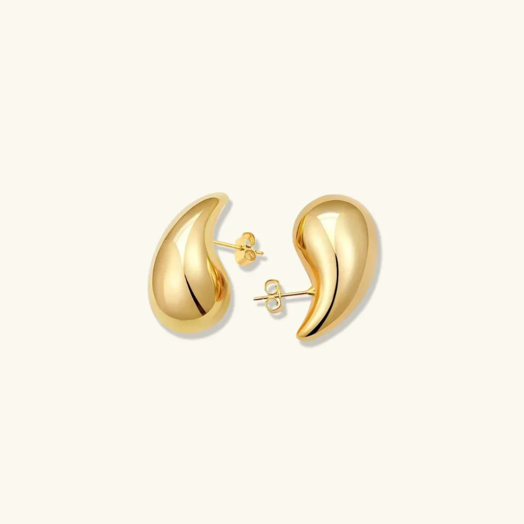 [ElanLuxe]Sandra Teardrop Gold Earrings