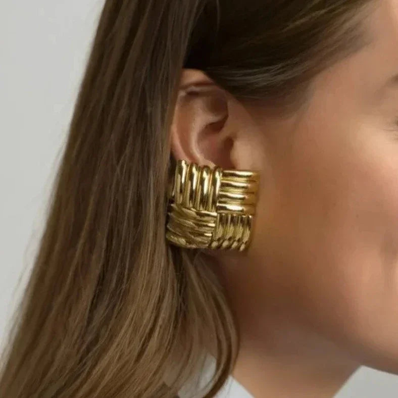 [ElanLuxe]Cindy Gold Earrings