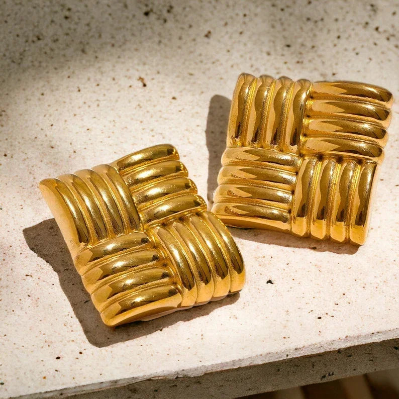 [ElanLuxe]Cindy Gold Earrings