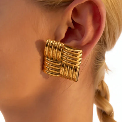 [ElanLuxe]Cindy Gold Earrings