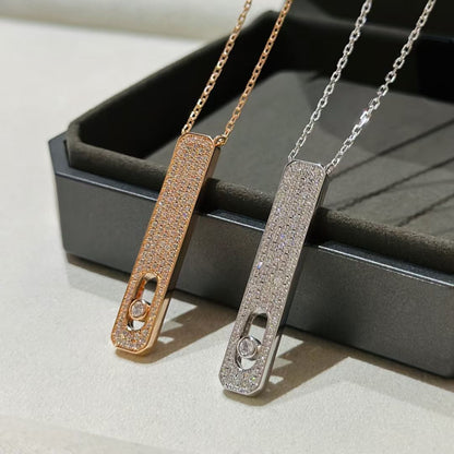 [ElanLuxe Jewelry]MY FIRST DIAMOND PAVED NECKLACE