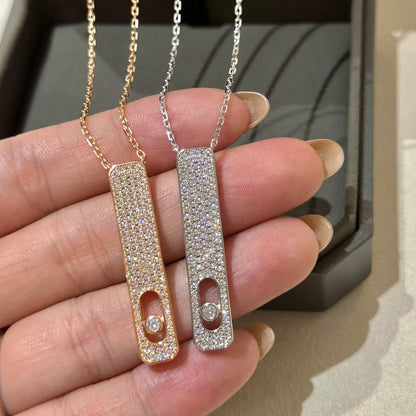 [ElanLuxe Jewelry]MY FIRST DIAMOND PAVED NECKLACE