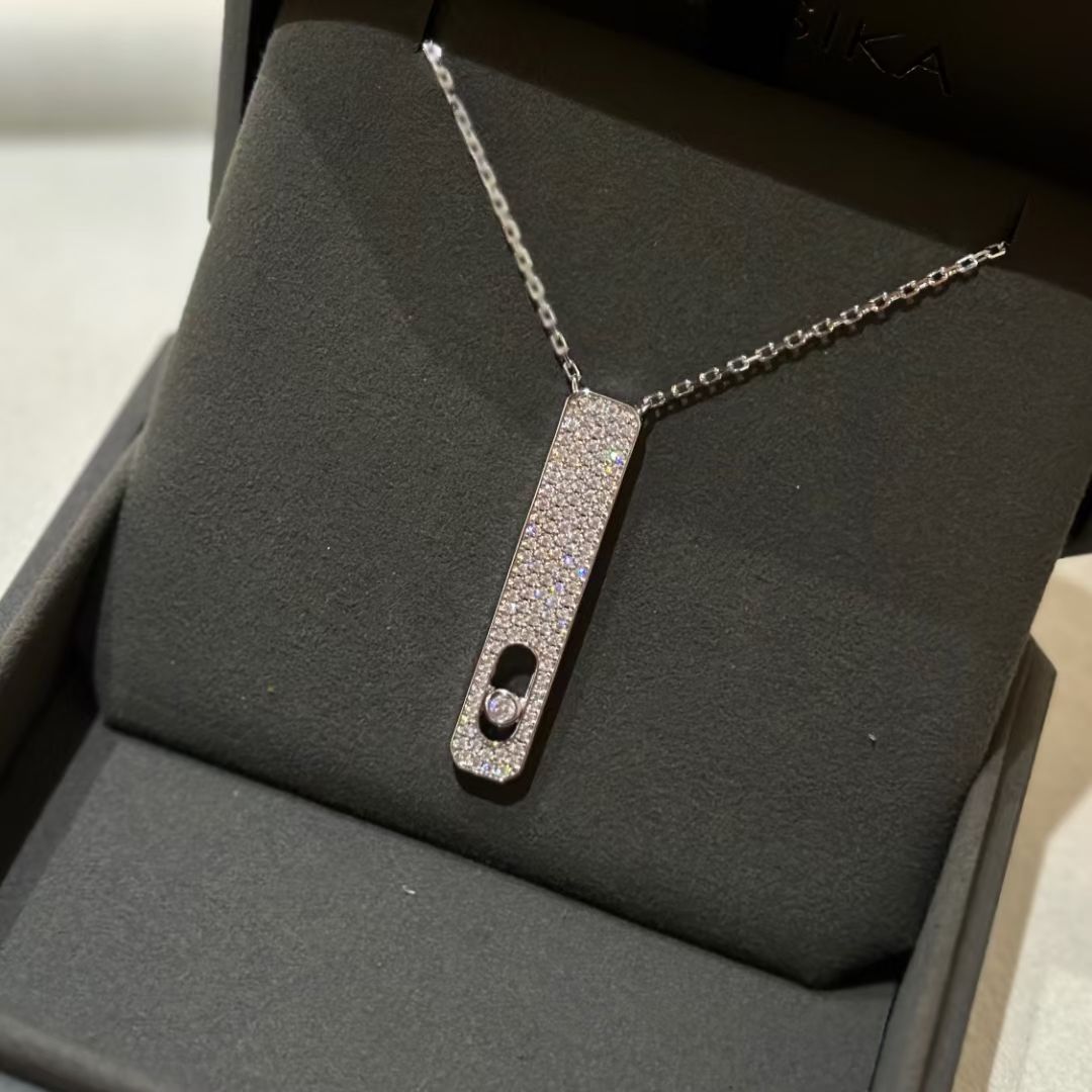 [ElanLuxe Jewelry]MY FIRST DIAMOND PAVED NECKLACE