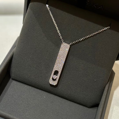 [ElanLuxe Jewelry]MY FIRST DIAMOND PAVED NECKLACE
