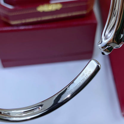 [ElanLuxe Jewelry]PANTHERE SILVER OPEN BRACELET