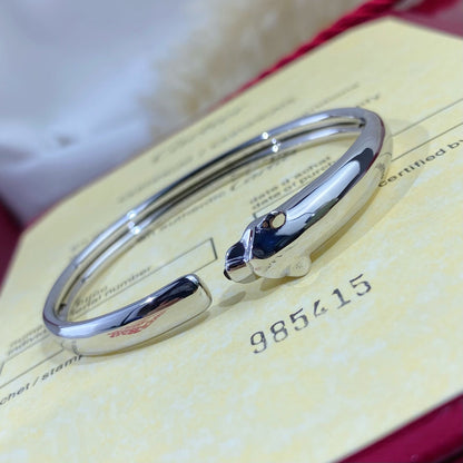 [ElanLuxe Jewelry]PANTHERE SILVER OPEN BRACELET